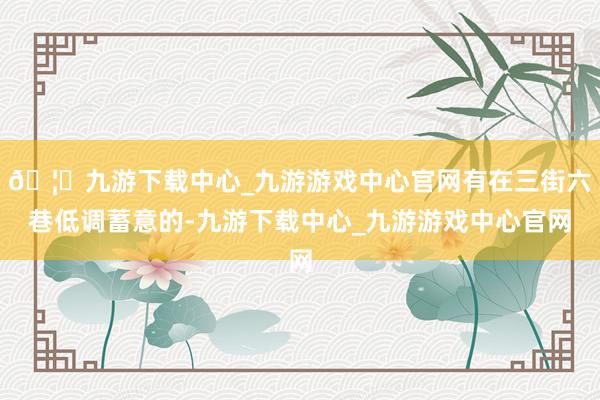 🦄九游下载中心_九游游戏中心官网有在三街六巷低调蓄意的-九游下载中心_九游游戏中心官网