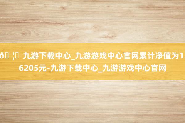 🦄九游下载中心_九游游戏中心官网累计净值为1.6205元-九游下载中心_九游游戏中心官网